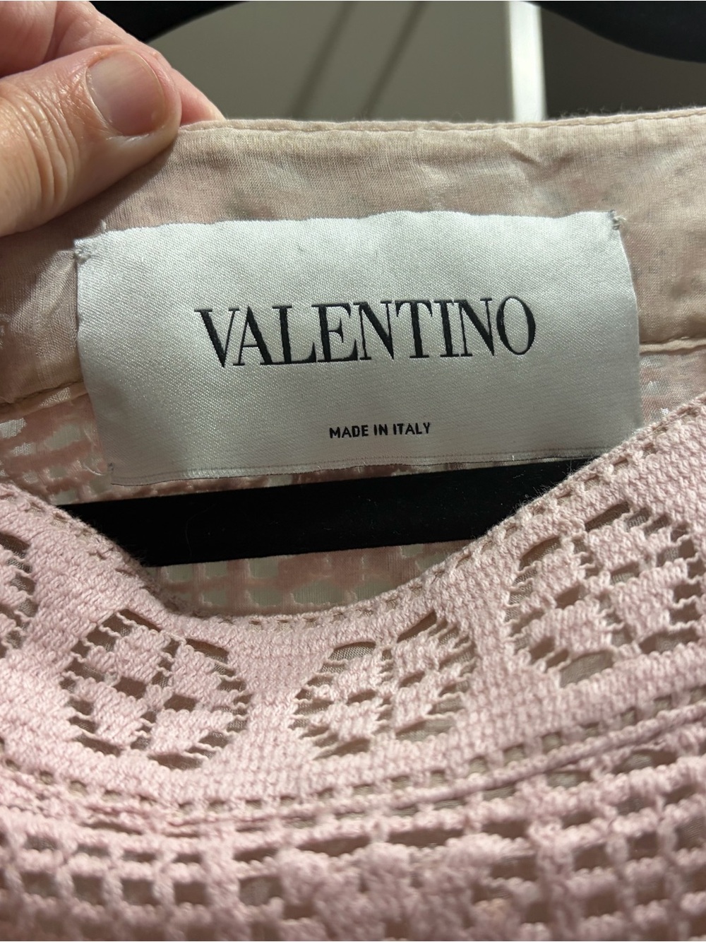 Valentino Blush Pink Crochet Dress - Picture 3 of 4